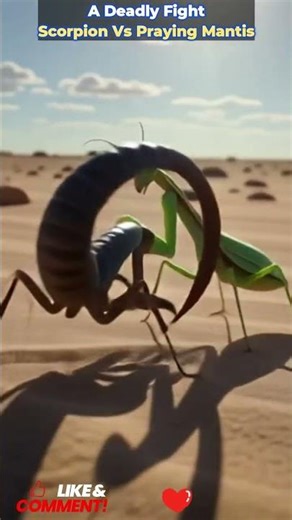 #PrayingMantis #Scorpion #NatureFight