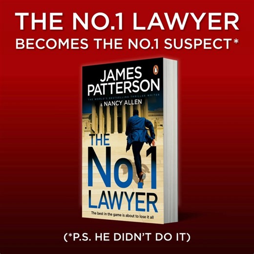 He's never lost a case. But can he outwit a killer? Read The No.1 Lawyer in paperback now! Order here: https://www.amazon.co.uk/gp/product/1529159520?tag=prhmarketing2552-21 | James Patterson