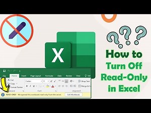 How to Turn Off Read-Only in Excel Office 365 in Seconds (2 Guaranteed Fixes!) | Excel Tech & Tricks