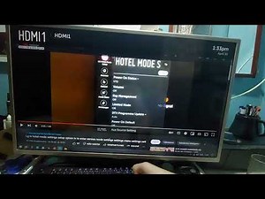 Como Desativar Modo Hotel da LG Smart TV - WebOS