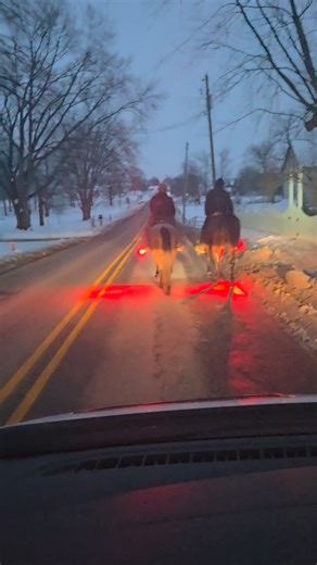 18K views · 236 reactions | Amish community horseback riding even after dark | Ida Fern Miller | Facebook