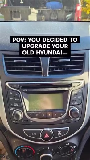 Hyundai Glow-Up: BEFORE ➡️ AFTER 😱🚘 Swipe to see this insane upgrade! We installed a sleek new touchscreen with CarPlay, full digital controls, and buttery-smooth software integration — and the difference is night and day. 💡 Why upgrade your screen? ✅ Wireless Apple CarPlay & Android Auto ✅ GPS, music, calls & messages – all hands-free ✅ Big screen = better view, better vibes ✅ Safer, smarter, and way more modern ✅ No more laggy factory tech! 🎯 Whether you’re rolling in a Hyundai, Honda, Toy