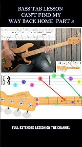 3 BASS TAB LESSON CAN'T FIND MY WAY HOME - BLIND FAITH | FRANKS BASS COVERS PART 3 #basslesson