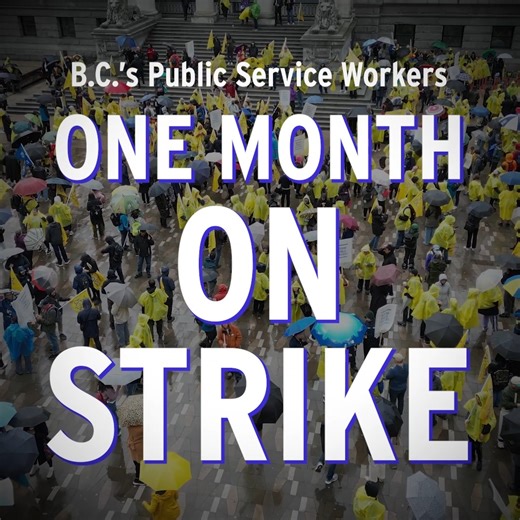 📽️ Four weeks on strike. ⏱️ Thousands of hours on the line. 🟨 Countless flags waving. 📣 Endless honks of support. 🤝 Solidarity from workers, unions, and communities across B.C. From September 2 to today, public service workers have been united with one clear message: Fund the Frontlines. ✊ Morale is high. We have the power, and we’re not backing down until gov delivers a fair deal. After weeks of delay, government finally came back to the table…but offered more of the same. That’s not good e