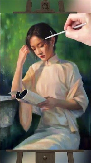 Timelapse Oil Painting – Live Portrait Study in Oil 🎨 | Capturing a Face from Life