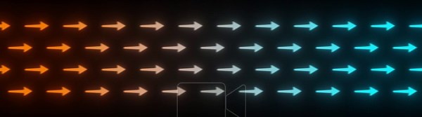 Hot and Cold Airflow Animation. Temperature Gradient with Arrows. 4K Stock Video Footage - Alamy