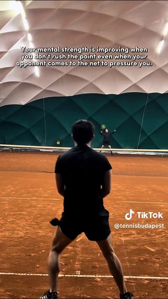 Many players panic and attempt crazy passing shots, but remember: the point is not over yet. If you send the ball back with good margin, your opponent still has to finish the point and they can also be standing on the wrong place or they can feel pressure and make mistakes. Patience, control, and smart shot selection will win you more points than risky shots. Tennis Lessons in Budapest. Private & Group Coaching in English and Spanish for Expats and Locals #tennistips #tennislessons #tennisbudape