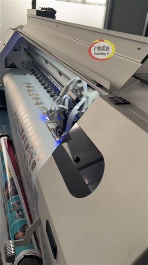 1.8m UV Rolls Large Format Printer for printing high quality stickers