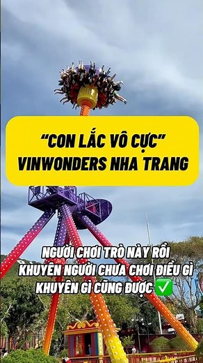 Review Con Lắc Vô Cực VinWonders Nha Trang | Thử Thách Lòng Dũng Cảm | Du Lịch Nha Trang 2026