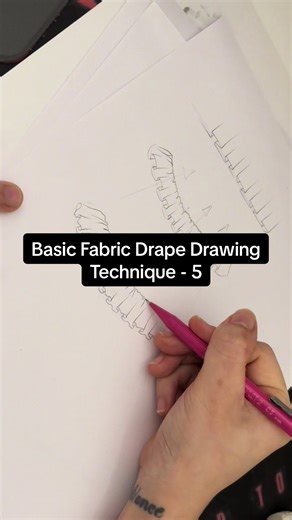 Learn to Draw Basic Fabric Drapes and Ruffles
