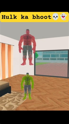 HULK KA BHOOT 💀👻 IN INDIAN THEFT AUTO DRIVING 3D #shorts #indianbikedriving3d