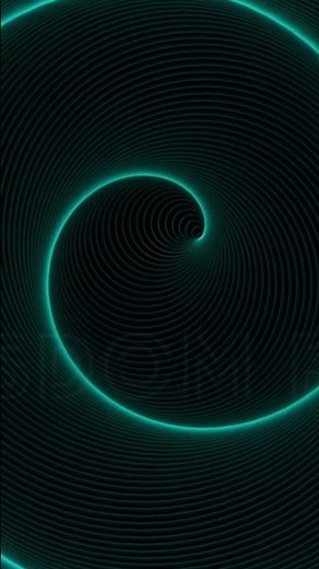 Endless Spiral Rotating Infinite Circular Glowing Vortex Animation