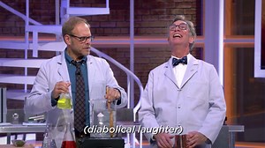Alton Brown took over Bill Nye The Science Guy's kitchen to make a little primordial soup. | Bill Nye Saves the World