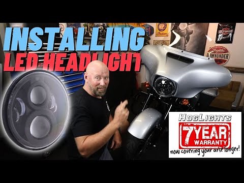 INSTALLING LED headlight - HARLEY-DAVIDSON Street Glide Special (HOG LIGHTS 7 inch LED)