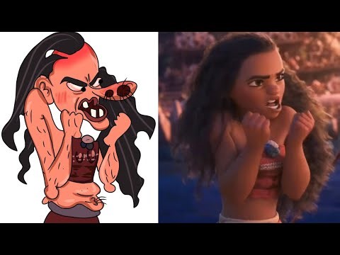 Moana vs Kakamora 😂 Funny Meme Escape with Maui’s Crazy Faces!