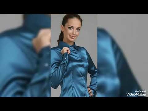 Chic satin blouse outfits ideas for ladies fashion satin blouse beautiful collection