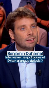 Quand on est journaliste spécialisé dans les interviews politiques, comment éviter la langue de bois ? Benjamin Duhamel, le nouvel co-animateur de la Matinale de France inter, qui a remplacé Léa Salamé, répond. | Quotidien avec Yann Barthès