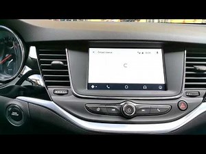 Waze Android auto on Opel Astra K - intellilink R 4.0