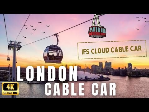 Cable Car in London|IFS Cloud Royal Dock|London IFS Cloud Cable Car|London Cable Car|#uk