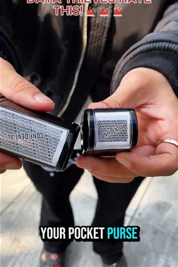 Watch your private info disappear instantly with this roller. #asmr #satisfying #privacyfirst #identity #blackout