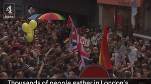 199K views · 5.4K reactions | A show of solidarity from thousands of people in Soho. A huge crowd is paying tribute to the victims of the Orlando attack - America's worst mass shooting in recent memory. | Channel 4 News | Facebook