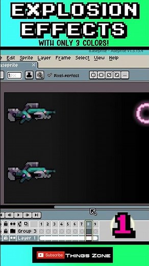 Tutorial: How to Create EXPLOSIVE Pixel Art Effects in Aseprite (Pro Tip) #aseprite #pixelart