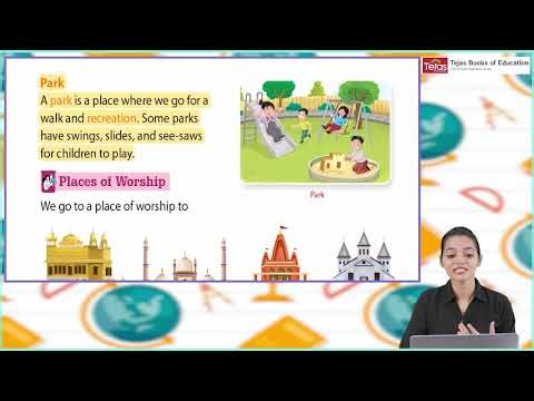 Ch 7 | Spirit Books of Education | SST | Class 01 | Places Near Us | For children