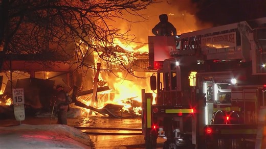 Community comes together after large fire in West Sand Lake