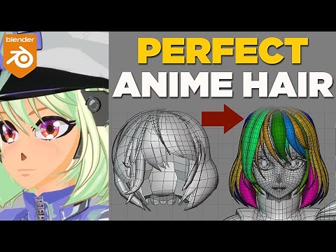 Perfect Anime hair in Blender