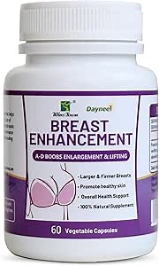 AIHIYO Breast Enhancement Capsule for Women, 60 Capsules | A-D Enlargement and Lifting, Nature Breast Supplement Pills