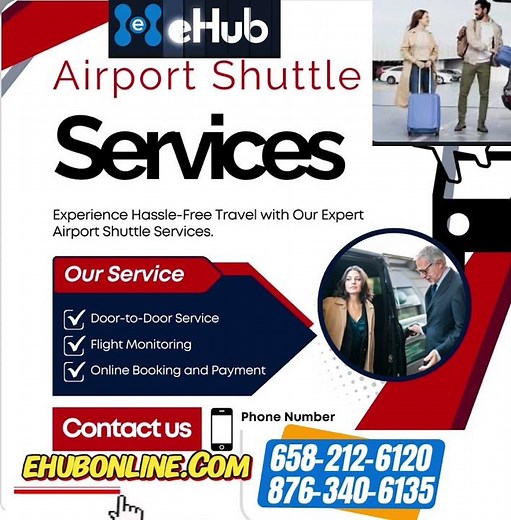 AIRPORT SHUTTLE SERVICE | BOOK NOW @ eHUB