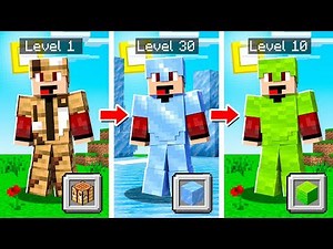 How to Craft ANY BLOCK into ARMOR in Minecraft!