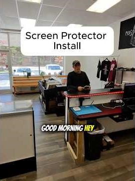 SCREEN PROTECTOR INSTALL!!! #brokenfix #smartphone #education #tech #problemfix #cellphone