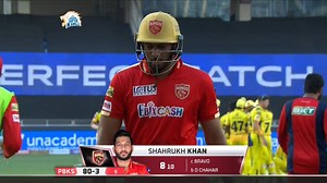 M53: CSK vs PBKS – Shahrukh Khan Wicket