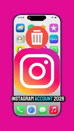 How to Delete instagram Account 2026