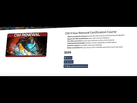 Renew Your Expertise: Atlas Training CWI 9-Year Renewal Made Easy