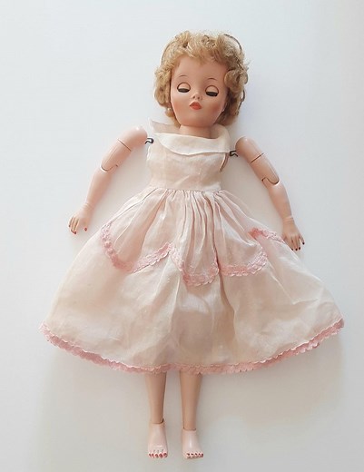 Vintage Late 1950's/early 1960's Uneeda 2S Dollikin Blonde Doll, Arms Detached, READ ENTIRE DESCRIPTION for Details - Etsy