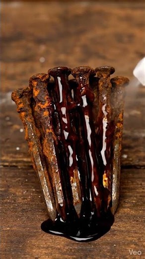 Extremely Rusty Nails Restoration 🔥 | Satisfying Cleaning Transformation in 4K 😍