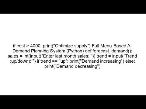 AI in Demand Planning Explained | Smart Forecasting Systems for Beginners