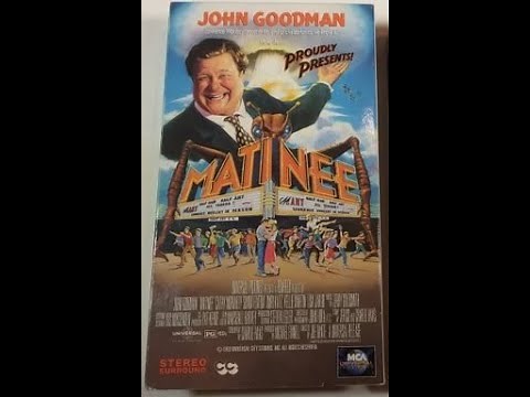 Opening and Closing to Matinee VHS (1993)