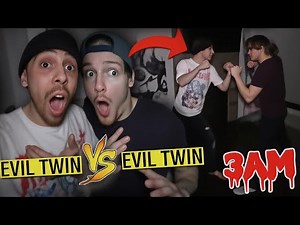 CAPTURING MY EVIL TWIN AT 3AM!! (SCARY)