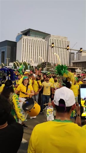 Brazilian Carnival Dance Celebration in Urban Setting