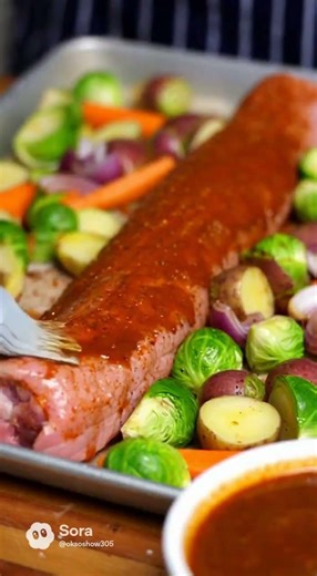 cooking with me - Sheet Pan Pork Tenderloin
