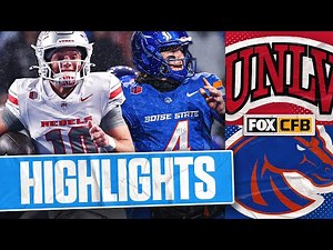UNLV Rebels vs. Boise State Broncos Mountain West Championship Highlights | FOX College Football