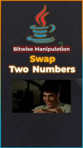Jatin Shharma on Instagram: "Day 27: Swap 2 numbers #java #javacode #javaprogrammer #coding #interviewquestions #codinginterview #leetcode #arrays #manualtesting #automationacademy #softwaretesting"