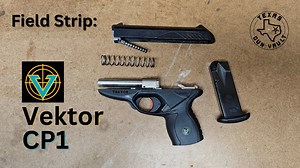 Field Strip: Vektor CP1 (South African gas delayed 9mm pistol clone of the Hk P7)