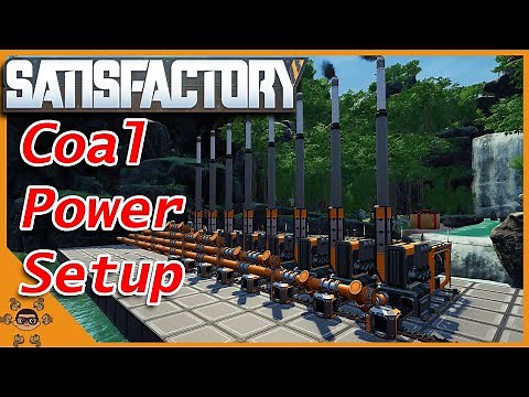 EASY Coal Generator SETUP for BEGINNERS in 2022! | Satisfactory