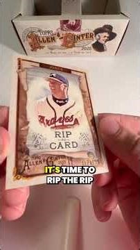 RIPPING THE RIP CARD! Was it worth it?!? #baseballcard #Ripcard #allenandginter #thehobby #unboxing