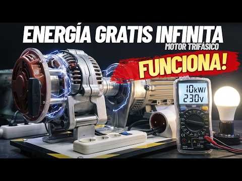 10kW 110V-230V Single and Three-Phase Free Energy Generator - Liberty Engine 1.1