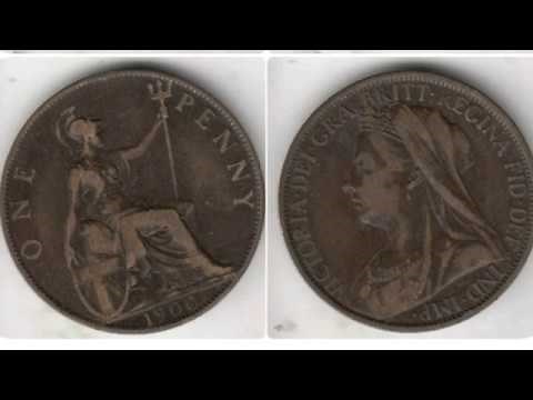 UK 1900 ONE PENNY Coin VALUE - Queen Victoria 1900 One Penny WORTH?